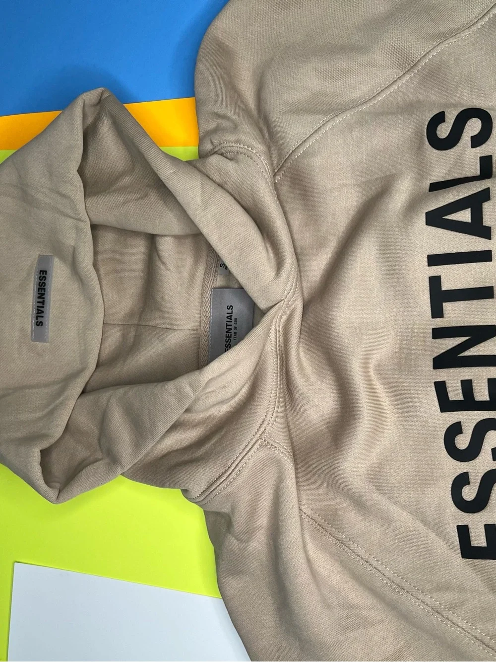 Fear of God ESSENTIALS Tan Pullover Hoodie